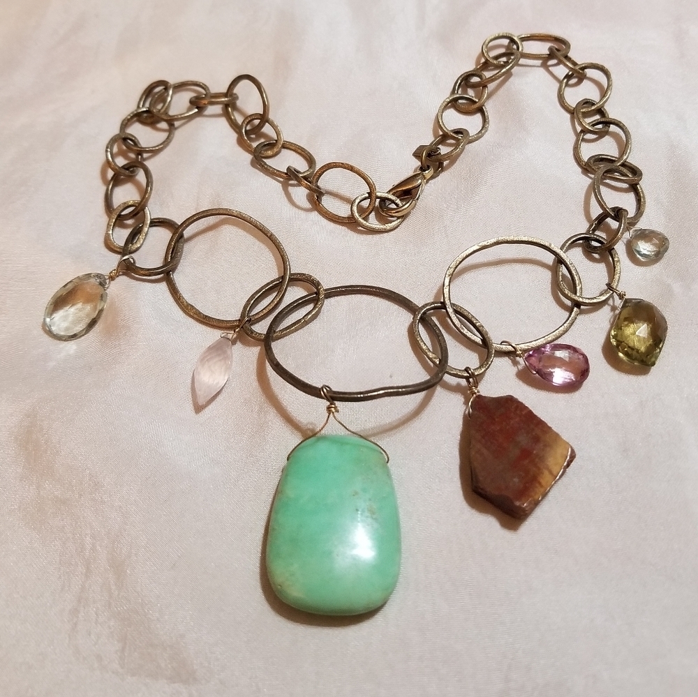 VINTAGE ALEXIS BITTAR Gem Packed Necklace
PRICE FIRM - Picture 2 of 6